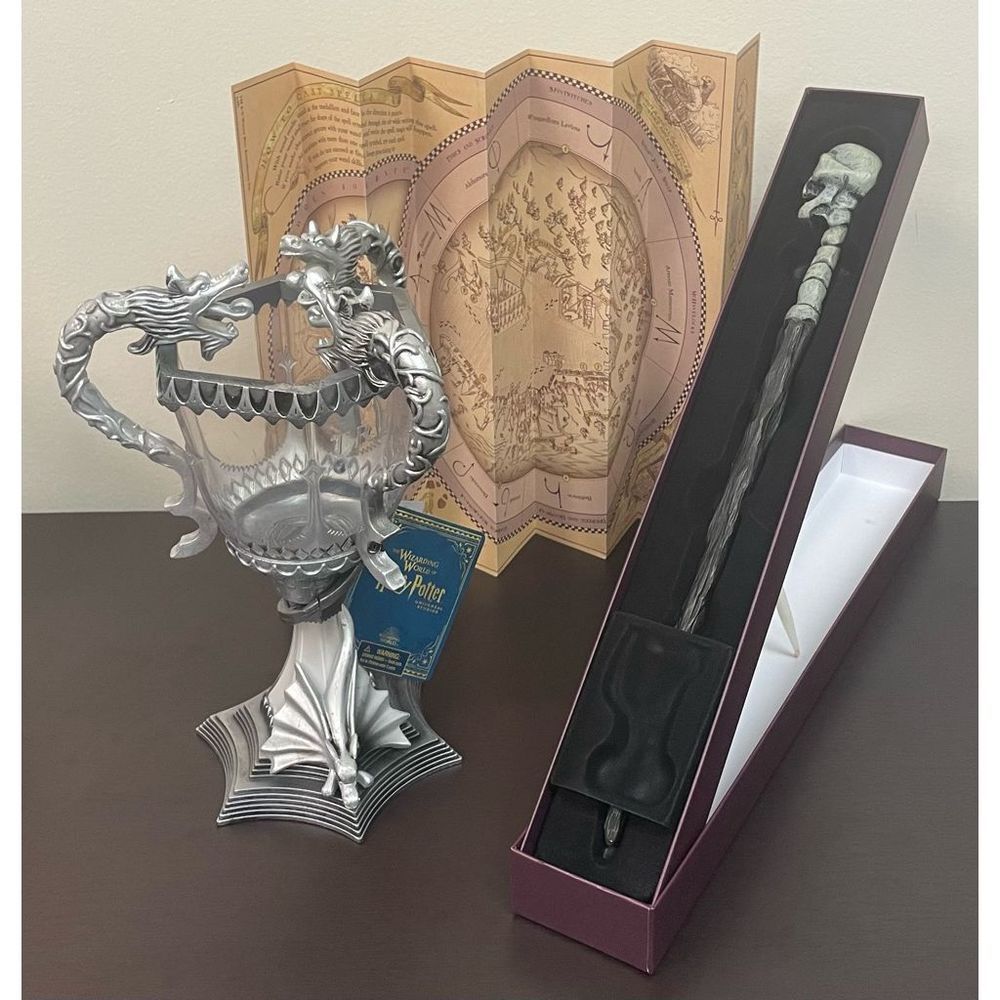 Welcome Wizards!!! Here’s your Triwizard Cup and Death Eater Magic Wand!!!‎